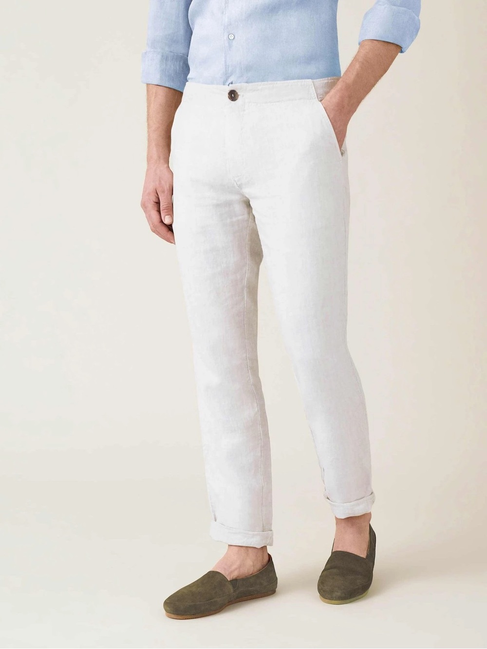 Luca Faloni Italian Linen Trousers